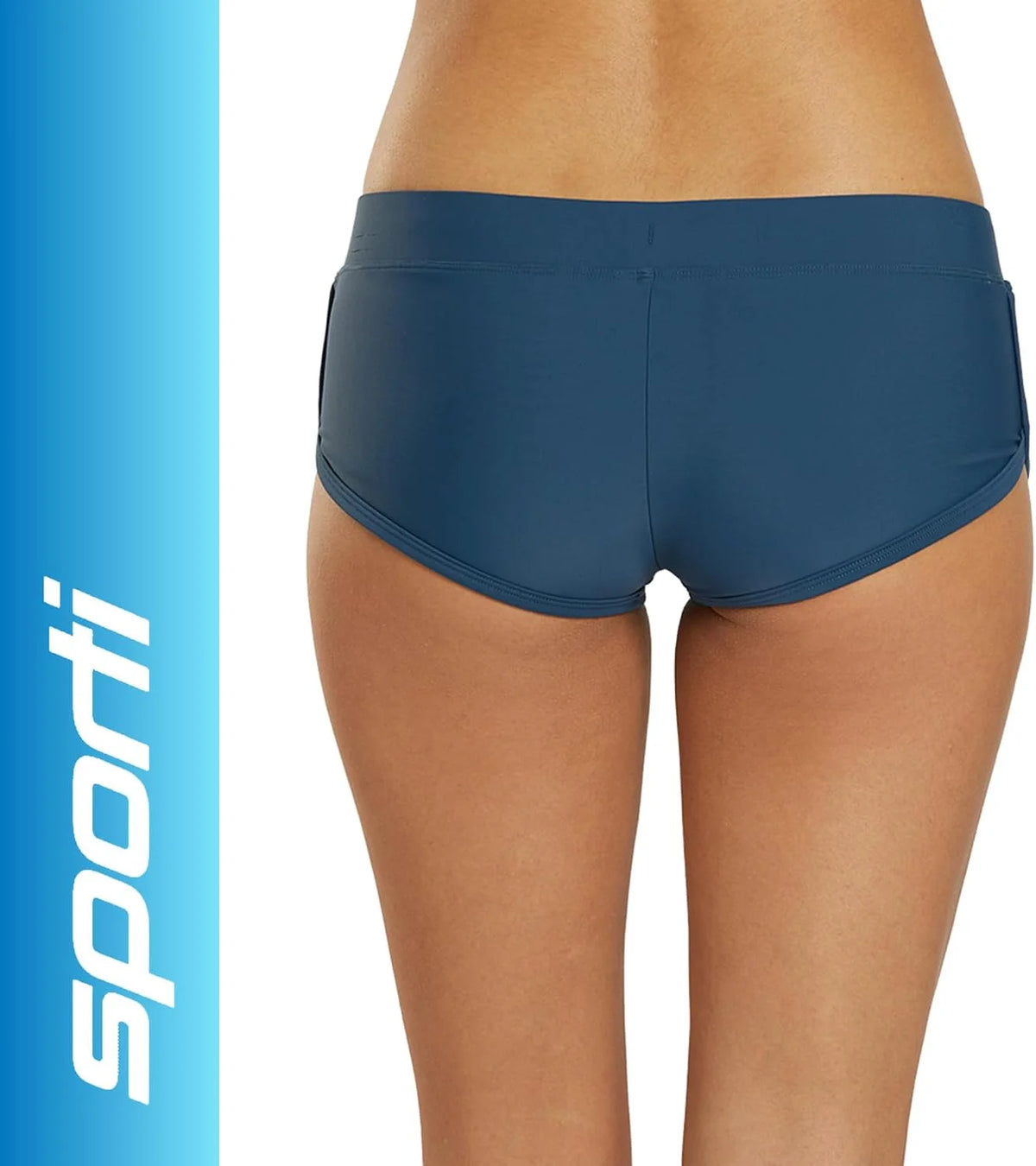 Sporti Women's Swim Shorts: Inspiring Confidence, Comfort and Shape Retaining Cheeky Boyshort- Swim Shorts Women