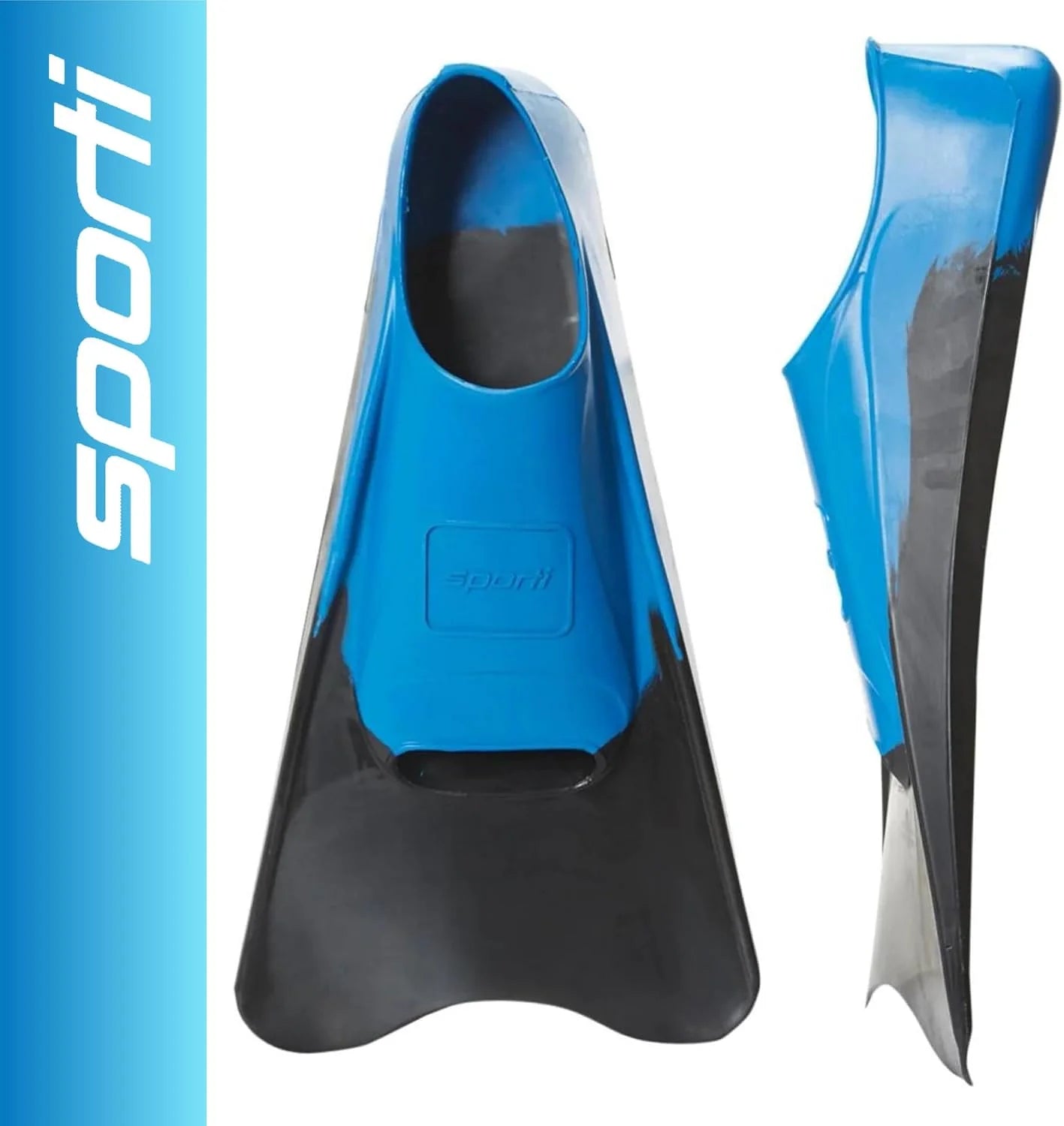 Sporti Unisex-Adult & Kids Short Blade Training Swim Fins Pool Lap Swimming