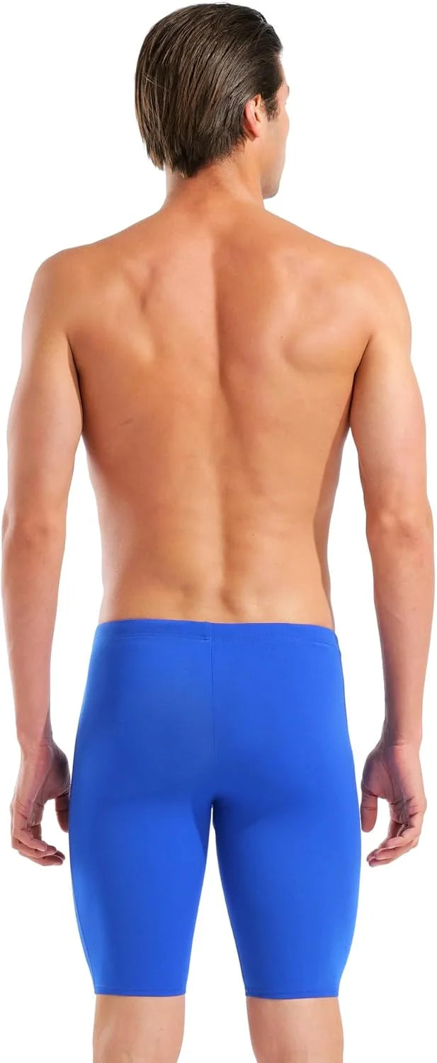 Arena Men's Team Colors Solid Swim Jammer MaxLife Athletic Swimwear Pool Training Swimsuit Competitive Swimming Bathing Suit