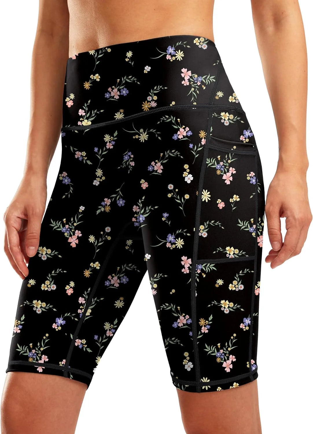 G Gradual Women's 9" High Waisted Swim Board Shorts with Pockets