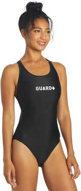 Sporti Women's Athletic Lifeguard One Piece Swimsuit, Bathing Suit Swimmers