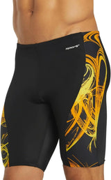 Sporti Men's Athletic Jammer Swimsuit, Multi-Color Solid Competitive Suit