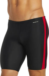 Sporti Men's Athletic Jammer Swimsuit, Multi-Color Solid Competitive Suit