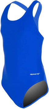 Sporti Girls' & Women's Athletic Wide Strap Abstract Print One-Piece Suit