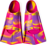 Kids Swim Fins Short Blade Training Flippers for Lap Swimming
