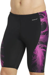 Sporti Men's Athletic Jammer Swimsuit, Multi-Color Solid Competitive Suit