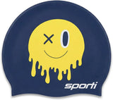 Sporti Unisex-Adult Limited Edition Silicone Swim Cap, Abstract Designs