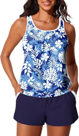 Summer Mae Womens Tankini Swimsuits Two Piece with Pockets Bathing Suits