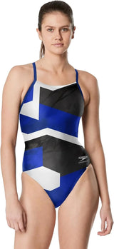 Speedo Womens Swimsuit One Piece Endurance+ Cross Back Solid Adult Team Colors