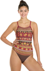 Sporti Micro Back Women's Athletic One Piece Swimsuit - Competitive Bathing Suit for Lap Swimming