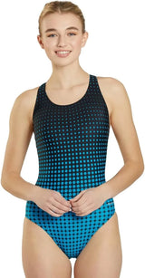 Sporti Women's Athletic Wide Strap One-Piece Swimsuit, Multiple Colors