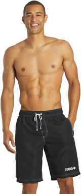 Sporti Men's Athletic Hybrid Cargo Swim Trunk, Quick Dry Swim Shorts
