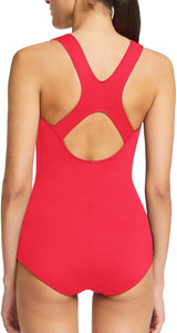 baleaf Women's Athletic Swimsuits Racerback One Piece Bathing Suit
