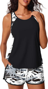 Summer Mae Blouson Women's Tankini Swimsuits Tummy Control Bathing Suits