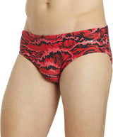 Sporti Men's Athletic Swim Brief Swimsuit, Printed Colors & Solid Swimwear