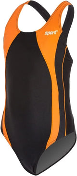 Sporti Girls' & Women's Athletic Wide Strap Abstract Print One-Piece Suit