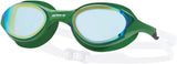 Sporti Unisex-Adult Mirrored Swim Goggles Max Vision for Training & Racing