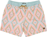 Billabong Mens Standard Elastic Waist Stretch Sundays Layback Boardshort Swim Short Trunk, 17 Inch Outseam