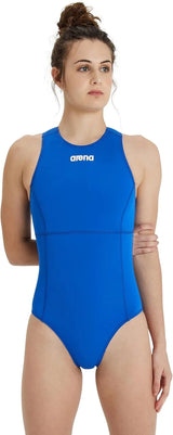 Arena Team Solid Water Polo Zipper Swimsuit Water Sports Closed Back Bathing Suit