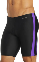 Sporti Men's Athletic Jammer Swimsuit, Multi-Color Solid Competitive Suit