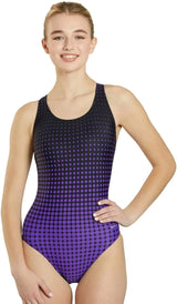 Sporti Women's Athletic Wide Strap One-Piece Swimsuit, Multiple Colors