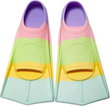 Kids Swim Fins Youth Short Blade Swimming Training Flippers