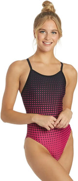 Sporti Women's Athletic Thin Strap One Piece Swimsuit, Bathing Suits Adults