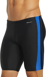 Sporti Men's Athletic Jammer Swimsuit, Multi-Color Solid Competitive Suit