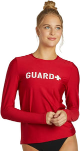 Sporti Women's Long Sleeve UPF 50+ Sun Protection Rash Guard, Swim Shirts