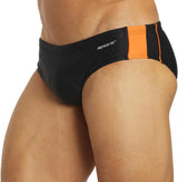 Sporti Men's Athletic Swim Brief Swimsuit, Printed Colors & Solid Swimwear