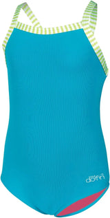 Dolfin Little Girls One Piece Swimsuit for Little Girls and Toddlers