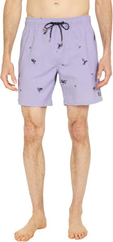 Billabong Mens Standard Elastic Waist Stretch Sundays Layback Boardshort Swim Short Trunk, 17 Inch Outseam