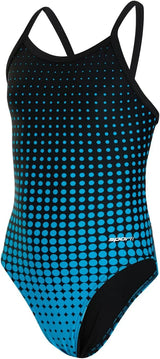 Sporti Girls' & Women's Athletic Thin Strap Lycra Printed One-Piece Suit
