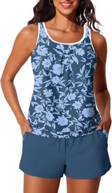 Summer Mae Womens Tankini Swimsuits Two Piece with Pockets Bathing Suits
