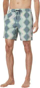 Billabong Mens Standard Elastic Waist Stretch Sundays Layback Boardshort Swim Short Trunk, 17 Inch Outseam