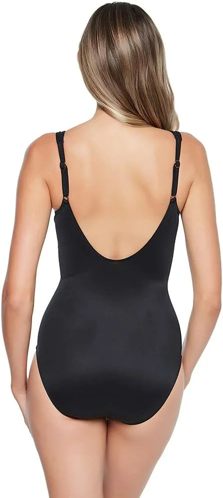 Miraclesuit Women's Swimwear Sanibel Tummy Control Underwire Bra One Piece Swimsuit