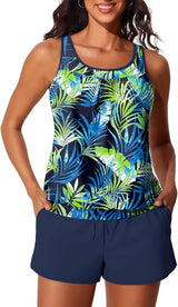 Summer Mae Womens Tankini Swimsuits Two Piece with Pockets Bathing Suits