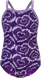 Dolfin Little Girls One Piece Swimsuit for Little Girls and Toddlers