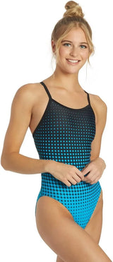 Sporti Women's Athletic Thin Strap One Piece Swimsuit, Bathing Suits Adults