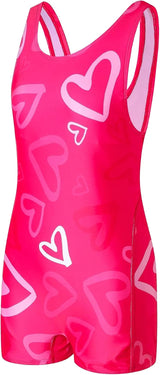 J.E Sterguard Girls' One Piece Swimsuit Athletic Girls Bathing Suits, Competition Girl Swimsuits Size 6-16 Years