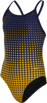 Sporti Girls' & Women's Athletic Thin Strap Lycra Printed One-Piece Suit
