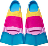 Kids Swim Fins Youth Short Blade Swimming Training Flippers