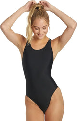 iSwim Spirit Wide Strap One Piece Swimsuit, Wide Strap Comfort Fit, Low Hip Cut, Full Coverage, Multi Colors