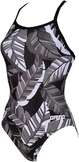 ARENA Womens Tropicals One Piece Light Drop Back Swimsuit Athletic Ladies Swimwear for Swimming