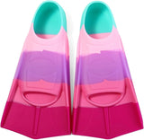 Kids Swim Fins Youth Short Blade Swimming Training Flippers