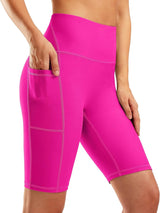 G Gradual Women's 9" High Waisted Swim Board Shorts with Pockets