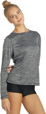 Sporti Women's Long Sleeve UPF 50+ Sun Protection Rash Guard, Swim Shirts