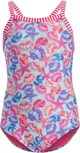 Dolfin Little Girls One Piece Swimsuit for Little Girls and Toddlers