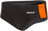 Sporti Boy's Athletic Swim Brief Swimsuit, Youth Competition Swimwear