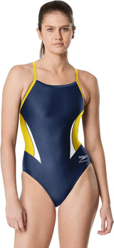 Speedo Womens Swimsuit One Piece Endurance+ Cross Back Solid Adult Team Colors